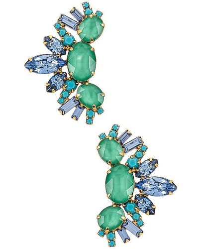 Elizabeth Cole BOUCLES D'OREILLES LUELLA - Bleu