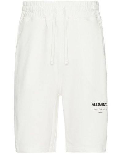 AllSaints Underground Sweat Short - White