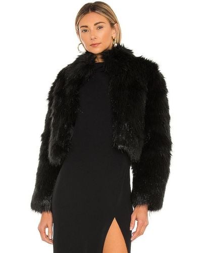 Nookie Tatiana Faux Fur Jacket - Black
