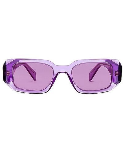 Prada Rectangle Sunglasses - Purple