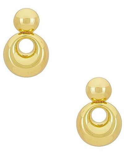 Lele Sadoughi Medallion Drop Earrings - Metallic