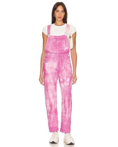 Free People OVERALL ZIGGY - Pink