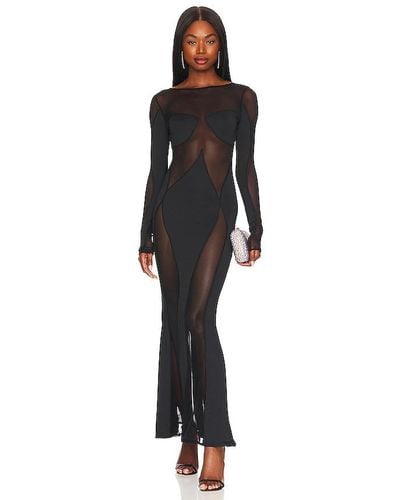 OW Collection Sierra Maxi Dress - Black
