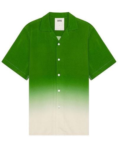Oas Beach Grade Viscose Shirt - Green