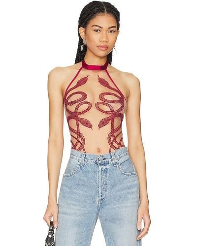 Thistle And Spire Mullberry Bralette In Cherry