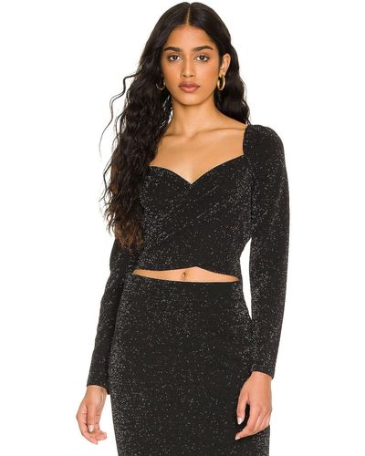 1.STATE Sparkle top - Negro