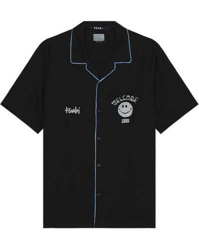 Ksubi Zine Resort Shirt - ブラック
