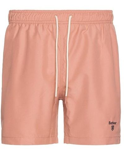 Barbour Staple Logo 5 Swim Short - Pink