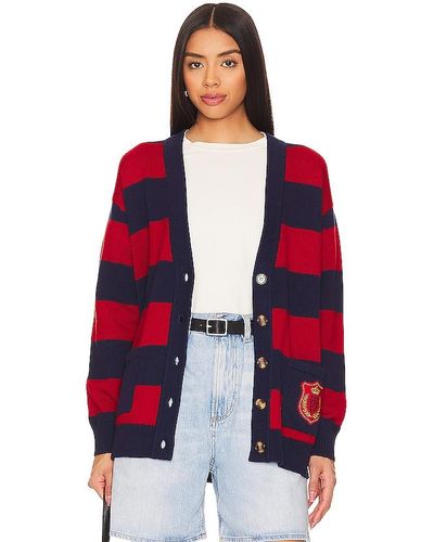 The Upside Roosevelt Piper Cardigan - Red