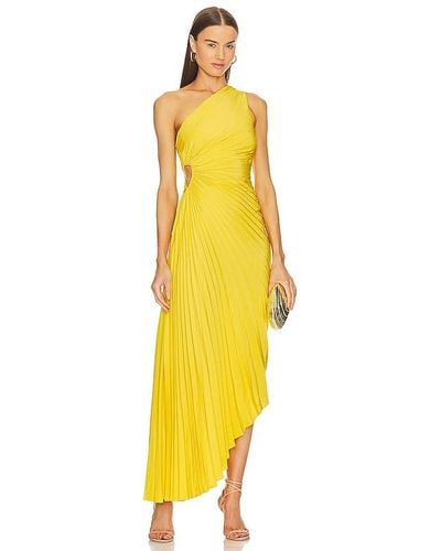 A.L.C. Vestido delfina - Amarillo