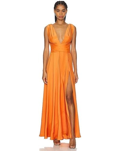 Azeeza Cirrus Gown - Orange