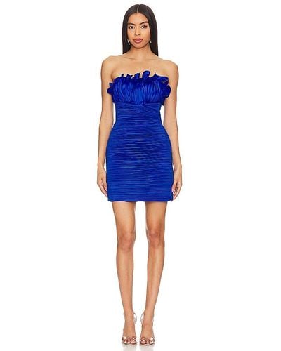 AMUR Ashtyn Mini Dress - Blue