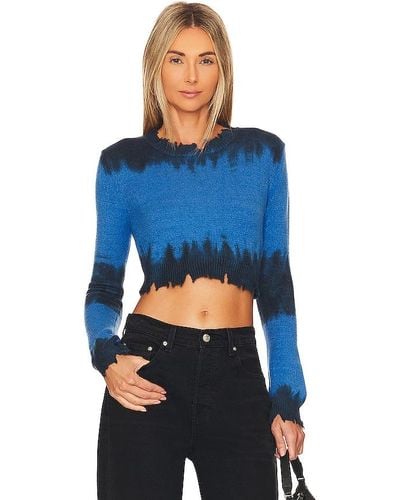 superdown Narelle Crop Sweater - Blue