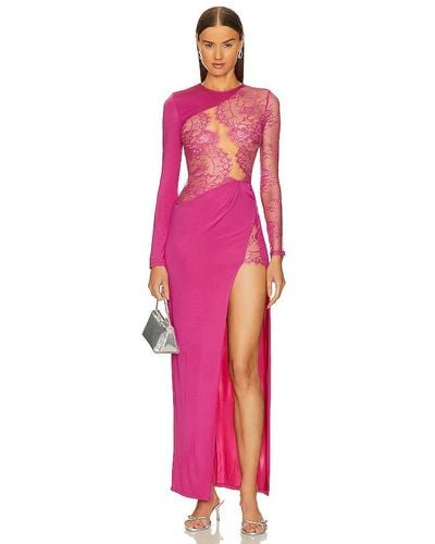 Michael Costello X Revolve Hillary Gown - Pink