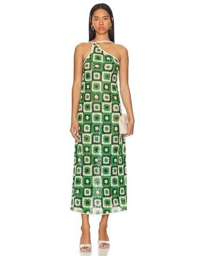 Johanna Ortiz Lemongrass Maxi Dress - Green