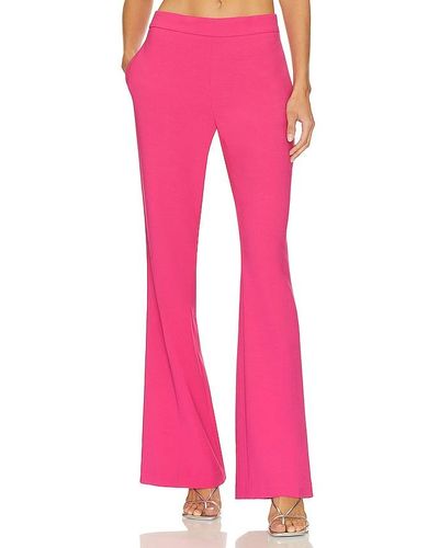 BCBGMAXAZRIA Flare Suiting Pant - Pink
