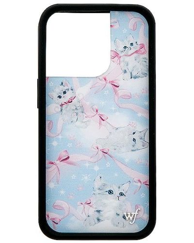 Wildflower Iphone 14 Pro Case - Blue