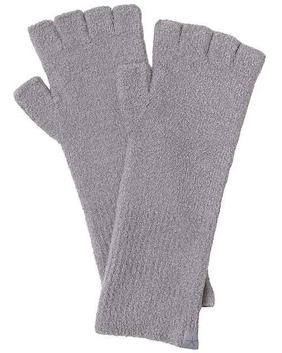Barefoot Dreams Cozychic Lite Fingerless Gloves - Grey