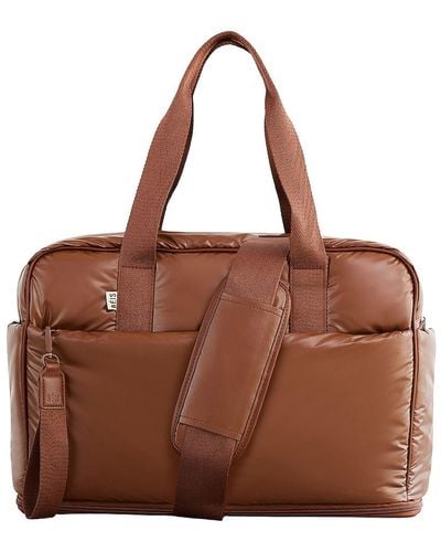 BEIS The Expandable Puffy Duffle - Brown