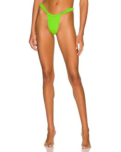 Indah Bomba Skimpy Bikini Bottom - Green