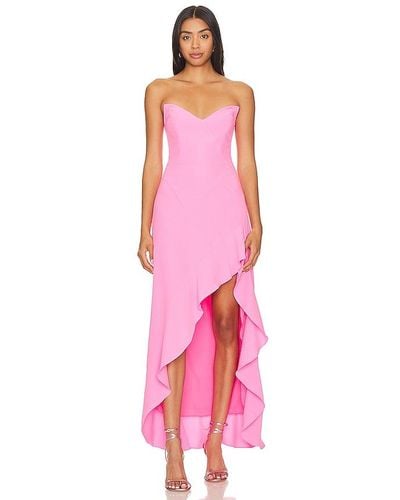 Amanda Uprichard Symone Dress - Pink