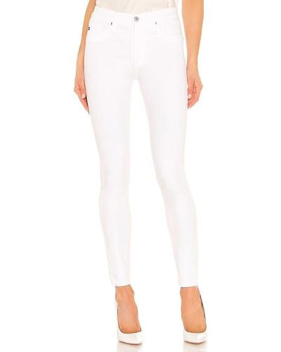 AG Jeans Farrah Skinny Ankle - Blanc