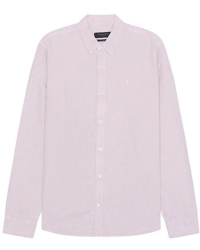 AllSaints Laguna Long Sleeve Shirt - Pink