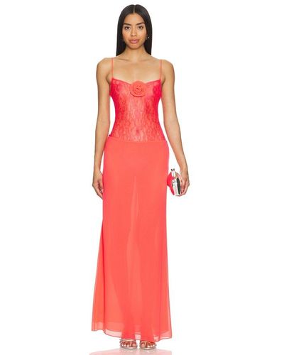 Lovers + Friends Chana Gown - Red