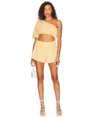 Lovers + Friends Tommy romper - Amarillo