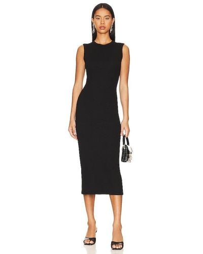 Enza Costa Sleeveless Midi - Schwarz