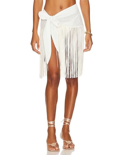 Bahia Maria Ofelia Mini Skirt - White