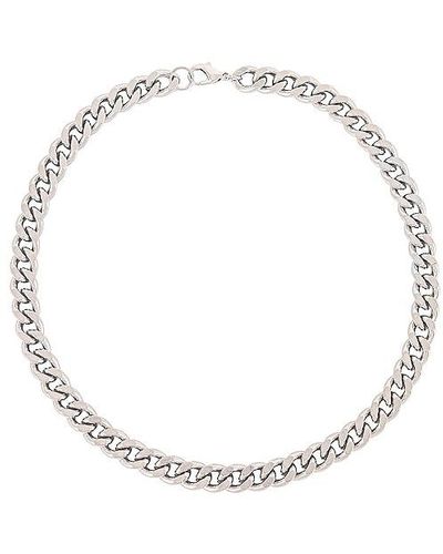 8 Other Reasons Sterling Chain Necklace - White