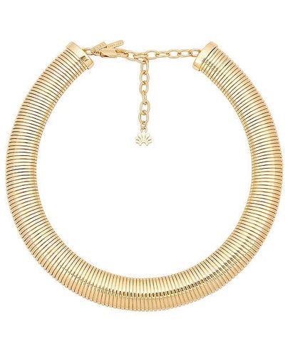 Lele Sadoughi Snake Chain Necklace - White