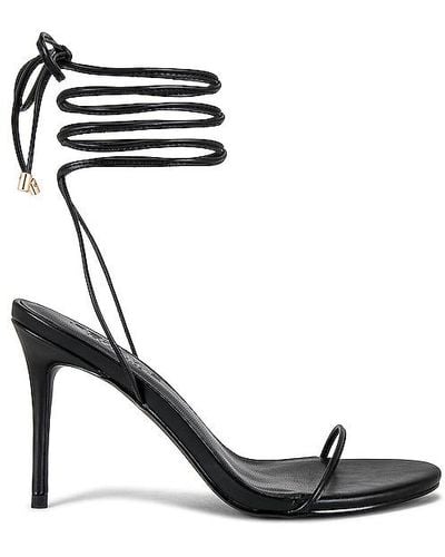 Femme LA 3.0 Barely There Lace Up Heel - Black