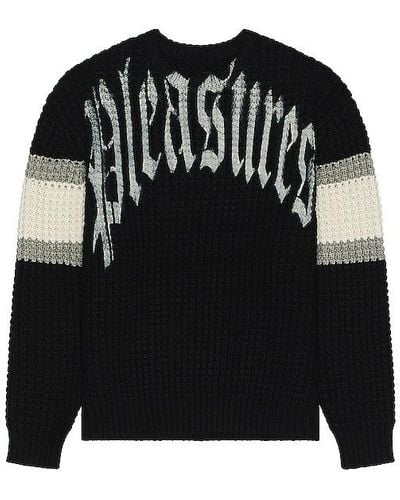 Pleasures Twitch Chunky Knit Sweater - Black