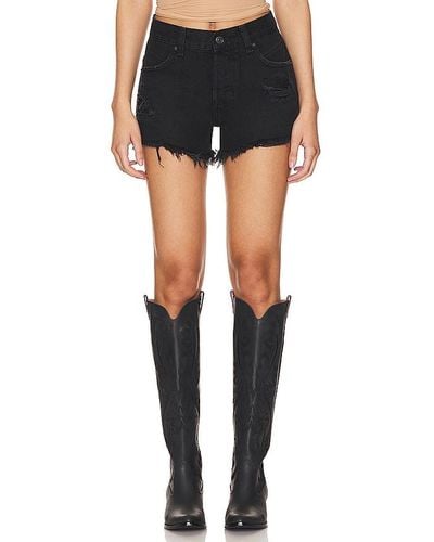Free People JEANS-SHORTS NOW OR NEVER - Schwarz