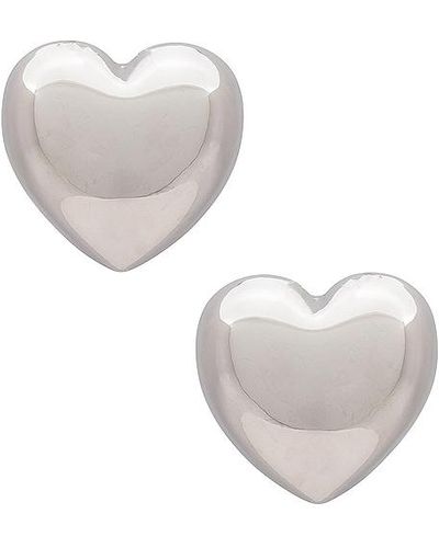 Amber Sceats Bubble Heart Earring - White
