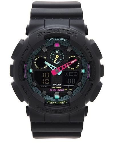 G-Shock Ga100 Multi Fluorescent - Black