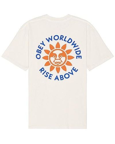 Obey Rise Above Tee - White