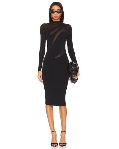 Wolford Sheer Opaque Dress - Black