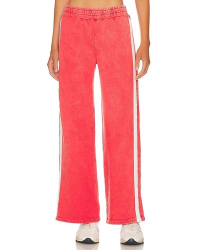 Sundry Track Pants - Red