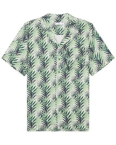 Onia Convertible Camp Shirt - Green