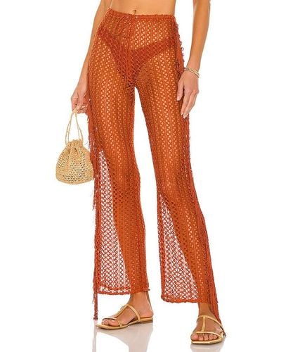 Camila Coelho Kira Pants - Orange