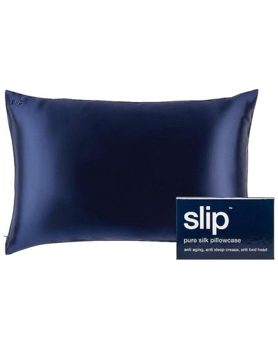 Slip Queen Pillowcase 枕カバー - ブルー
