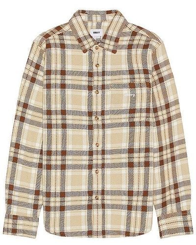 Obey Fred Woven Shirt - Natural