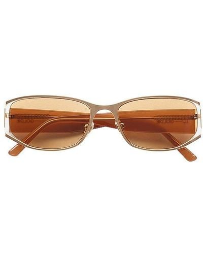 Lu Goldie Iris Sunglasses - Brown