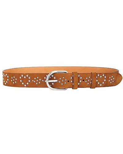 Loeffler Randall Beckett Studded Belt - Brown