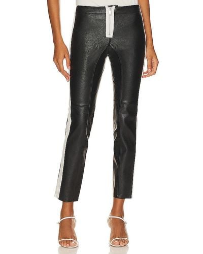 GRLFRND PANTALON LEATHER - Noir