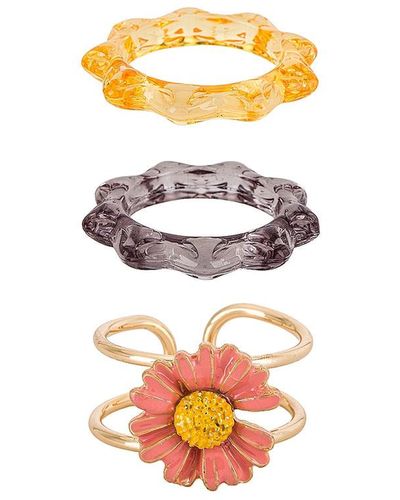 8 Other Reasons RING-SET FLOWER - Pink