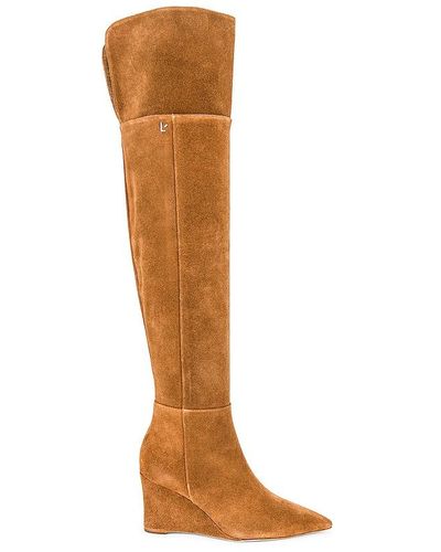 Larroude Emily Over The Knee Boot - Brown